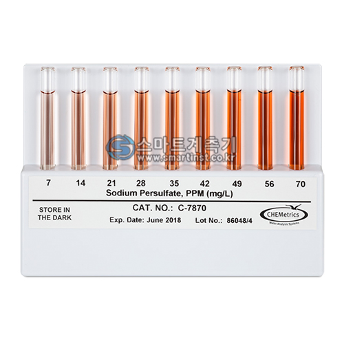 K-7870- Persulfate 과황산염측정키트, CHEMetrics K7870