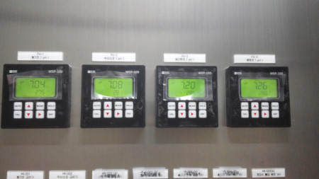 WSP-100-OPS71 Chemical용 pH 측정기,강산,강알카리전용 pH전극