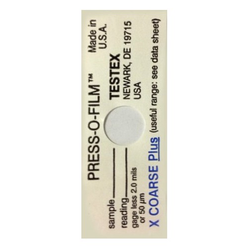 X-Coarse Plus 표면 조도계 Testex Press O Film, 프레스오 필름